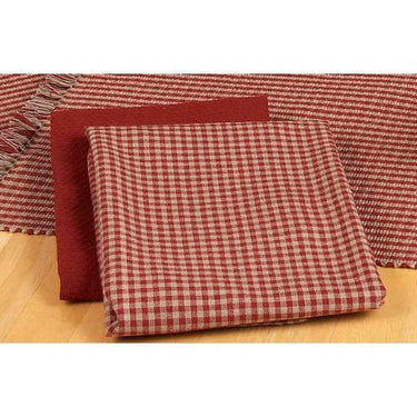 Barn Red Oat Newbury Gingham Towel Set Of Six KT670017 - The Fox Decor